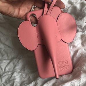 NWT- Loewe Phone case/carrier. Pink Leather - iPhone X-Xs
